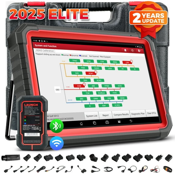 LAUNCH X431 PRO3S  Car Diagnostic Scan Tool with Online Coding, 36  Services, VAG Guide, AutoAuth for FCA SGW,CAN FD Connector, 2 Years Free Update