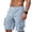 Light Blue, variant on Besolor Cargo Shorts for Men Elastic Waisted Drawstring Lightweight Casual Outdoor Hiking Workout Knee Length Shorts with Multi-pocket(X-Large,Navy)