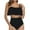01-Black, variant on Dezsed Women's High Waisted Falbala Bikini Set Ruffled Cami Top Tummy Control Swimsuits Modest Swimwear Women Beachwear Pink M