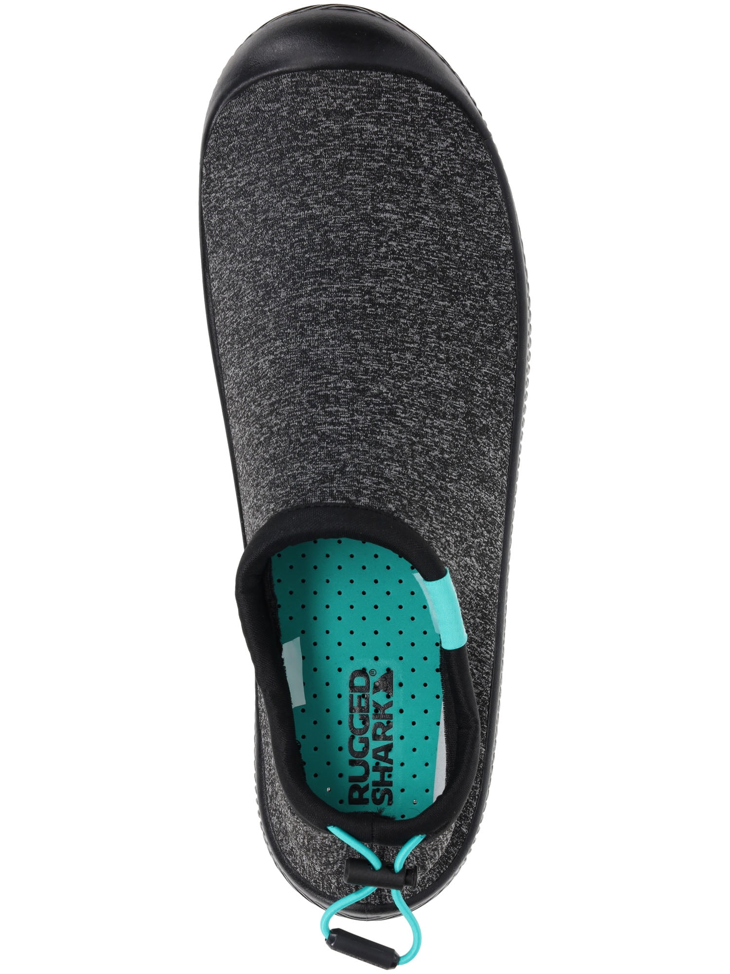 Rugged Shark Men's Riptide Water Shoes with Drainage | Neoprene Slip-On for Beach, Boat, Hiking & Shower