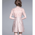 thumbnail image 4 of Robe Jupe pour Femmes Été à Manches Courtes à Taille, 4 of 4