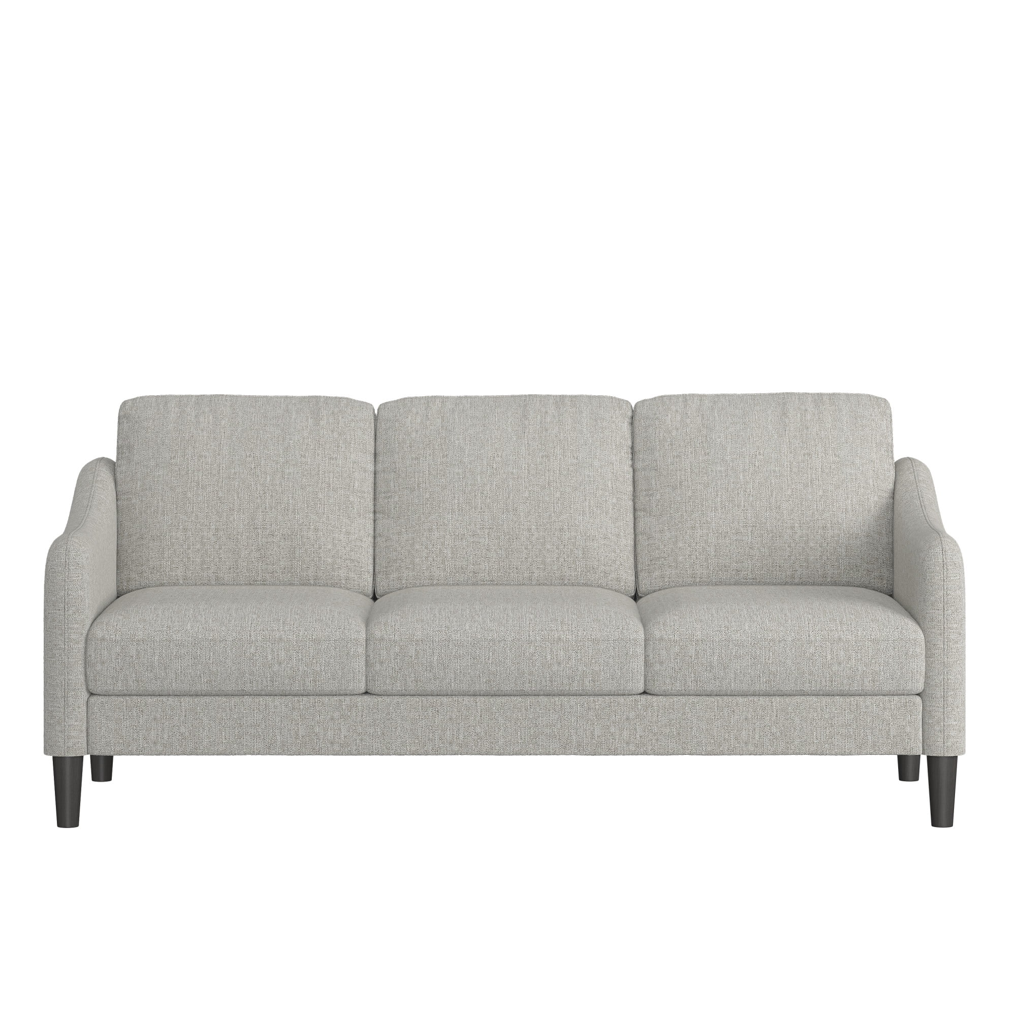 Mainstays Westley Swoop Arm 74" Sofa, Warm Gray