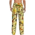 thumbnail image 3 of Balery Men'S Ethnic African Pants,Sleepwear Pants,Pajama Pants,Pj Bottoms Drawstring And Pockets-Medium, 3 of 9