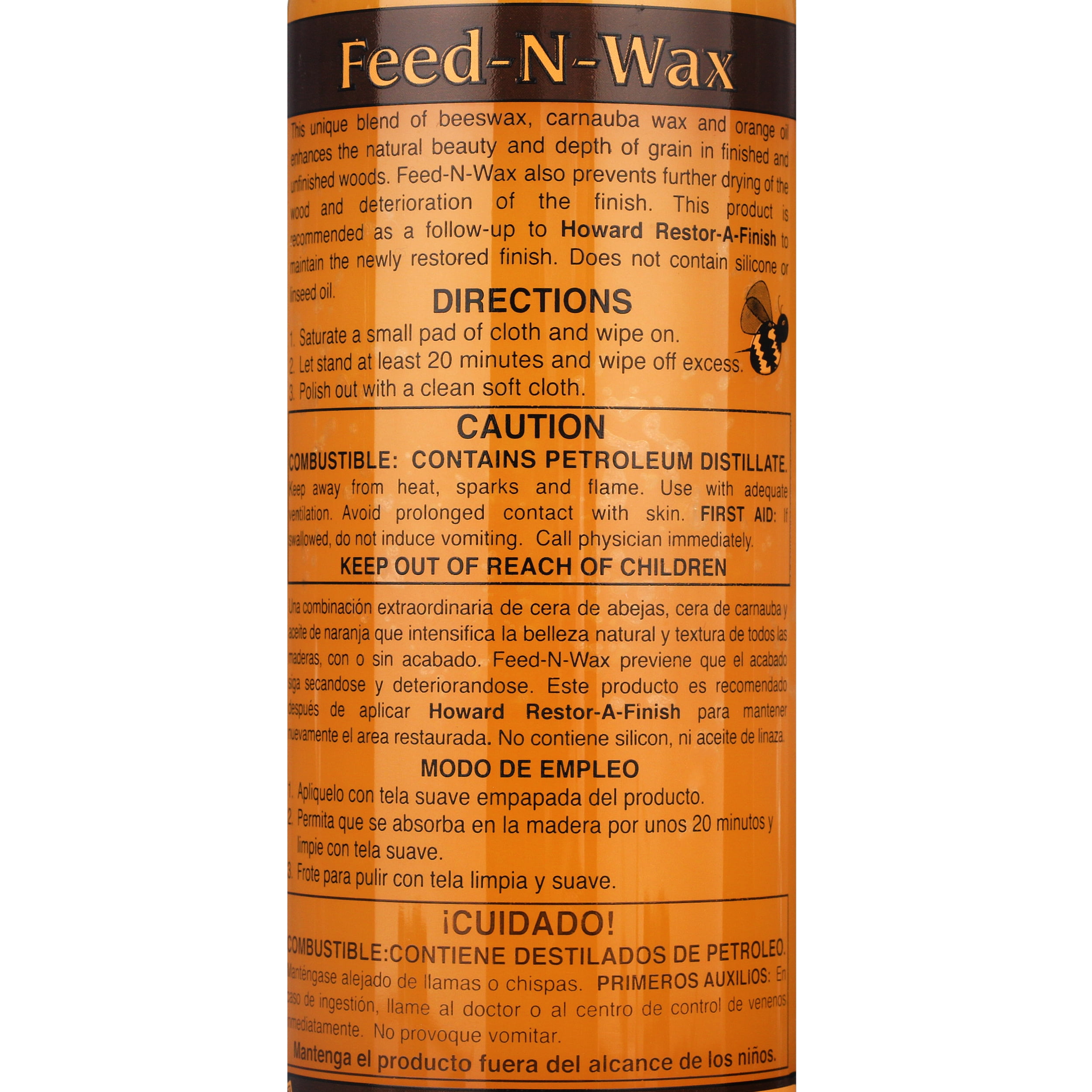 Howard Feed-N-Wax 8oz