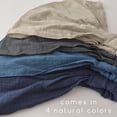 thumbnail image 2 of 100% Cotton Bandana Headband for Women, Elastic Hair Wrap Scarf for Men, Black Medium, 2 of 7