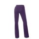 thumbnail image 4 of Pantalones de yoga deportivos informales con pierna ancha y ajuste holgado para mujer, color morado / L, 4 of 4