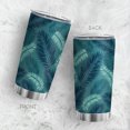 thumbnail image 1 of Taza de viaje Oasisdream, vaso de 600 ml con estampado de hojas, 1 of 6