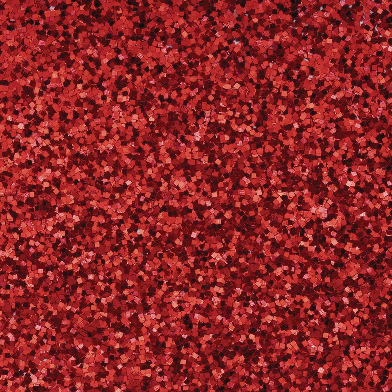 Colorations Extra-Safe Plastic Glitter, Red - 1 lb.