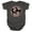Floral Signal, variant on Bats Of Floral Unisex Infant Snap Suit for Baby (6 Months) Charcoal