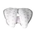 thumbnail image 2 of Almohada para bebé ajustable, transpirable, suave, con forma única, portátil, soporte para la cabeza del bebé, herramienta para aviones, cochecitos, color blanco Plus, 2 of 14