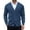 Blue, variant on Men's Cardigan Sweater Button Up V Neck Long Sleeve Slim Fit Knitted Dress Business Sweaters with Pockets