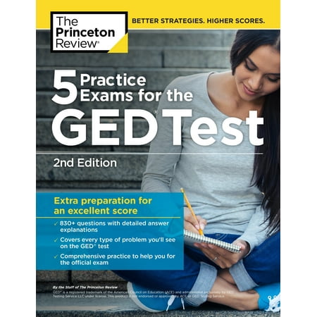 5 Practice Exams for the GED Test, 2nd Edition : Extra Preparation for An Excellent