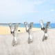thumbnail image 5 of Laklulu Paquete de 6 Clips para Toallas de Playa Grandes Pinzas para Ropa de Acero Inoxidable Clips para Toallas de Playa Clips de Metal Clip para Toallas de tamaño Jumbo para Playa Piscina, 5 of 6