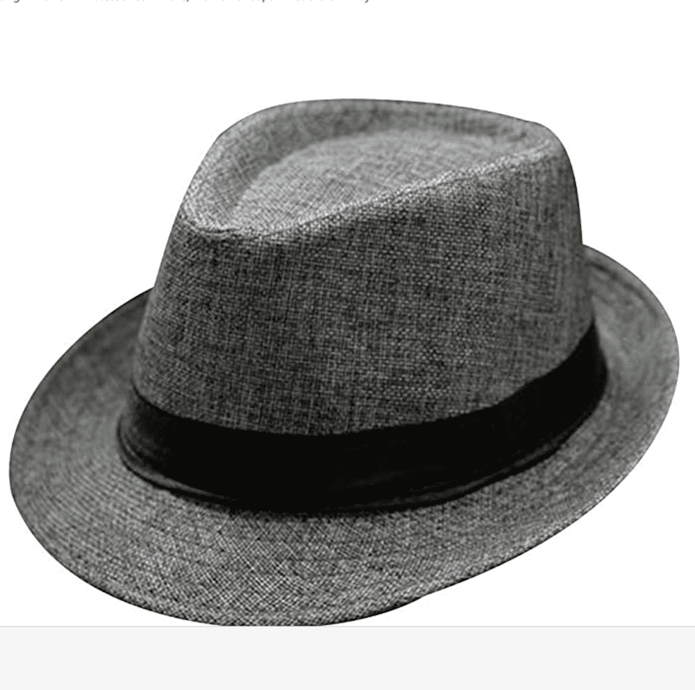 Unisex Foldable Panama Fedora Trilby Style Hat in a Bag