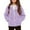 Light Purple, variant on Teen Girls Fleece Jacket Long Sleeve Coat Zip Up Sweatshirt Winter Coat Girls Size 13-14 Years Girls Clothes
