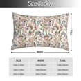 thumbnail image 2 of Fotbe Floral Funda de Almohada Decorativa Estilo Occidental, Lujo en Algodón, Fundas para Almohadas King, Cojín Estampado para Decoración del Hogar-16"x24", 2 of 6