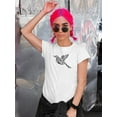 thumbnail image 2 of Beautiful Paisley Hummingbird T-Shirt Women -Image by Shutterstock, Female Small, 2 of 4