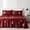 Red, variant on 4Pcs Celestial Star Moon Bedding Set, Star Moon Printed Silky Cooling Bed Sheets With Pillowcases, Soft Breathable Bedroom Bed Linen Set(Red,King)