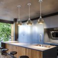 thumbnail image 4 of 6.38 in. Fireworks Effect Art Glass Globe Pendant Shade for Mini Pendant Light Chandelier Ceiling Light Fixture(3-pack), 4 of 7