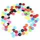 thumbnail image 2 of 100 piezas Botones de resina circulares de 8 mm con agujeros Accesorios de costura Color mixto, 2 of 5