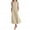 Khaki, variant on jsaierl Casual Dresses for Women Striped Print Sleeveless Dress Neck Linen Pocket Long Dresses for women 2025