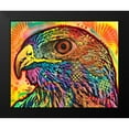 thumbnail image 2 of Dean Russo Collection 24x20 Black Modern Framed Museum Art Print Titled - Hawk eye, 2 of 5