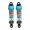 Blue, variant on Yajisi 2 Pcs 76mm RC Car Hydraulic Shock Absorber Aluminium Alloy Oil Damper for SCY 1/16 RC Car Blue (2.99 inches / 76 mm)