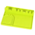 thumbnail image 2 of AMERTEER Porte-Cuillère en Silicone, Support de Rangement pour Spatules, 6 Compartiments, Bleu, 2 of 10
