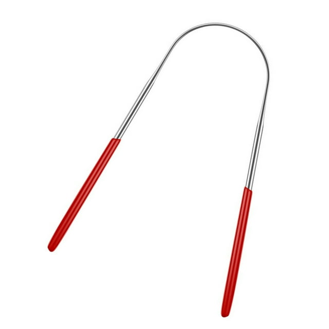 Vogacara Raspador de lengua para adultos Herramientas de belleza Mango de pintura antideslizante tipo 2 cuidado de los oídos tipo 1 Vogacara CE011542-01B