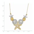 thumbnail image 2 of 14K Two-Tone Gold necklace Themed Diamond-cut 18 in 1 mm, 2 of 2