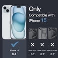 thumbnail image 2 of JETech Case for iPhone 15 6.1-Inch, Non-Yellowing Shockproof Phone Bumper Cover, Camera Lens Full Protection, Anti-Scratch Clear Back (Clear), 2 of 6