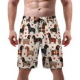 thumbnail image 1 of NICKSUN Men's Swim Trunks, Cute Print Quick Dry Summer Board Beach Shorts with Mesh Lining and Pockets, 1 of 6