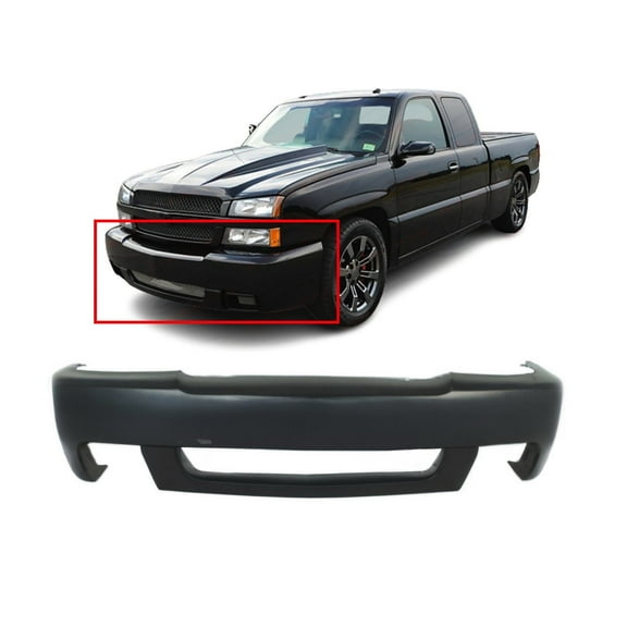 DCP Front Bumper Cover For 2003-2007 Chevy Silverado 1500 SS Pickup 03-07 6.0L V8