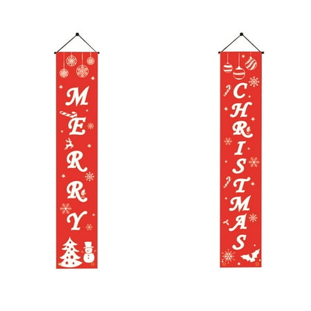

Wall Sticker Christmas Curtain Decoration Door Hanging Painting Hanging Flag Decoration