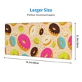 thumbnail image 4 of Disketp Gaming Mouse Pad Donuts Pattern Large Mouse Mat Long Extended Desk Pad Non-Slip Rubber Mice Pads Stitched Edges Thin Pad (11.8x31.5 Inch), 4 of 9