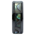 thumbnail image 2 of MJ Metals Jewelry Abalone Shell Inlay Black Ceramic Wedding Band Ring MJ Metals Jewelry 8mm Size 12, 2 of 5