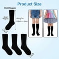 thumbnail image 2 of Lsupdaol 6 Pairs Seamless AFO Interface Cotton Socks Non Binding Sensory Socks, 2 of 6