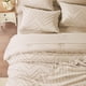 thumbnail image 3 of Juego de edredón Anluoer Queen, cama capitoné beige en una bolsa, 7 piezas, 3 of 7