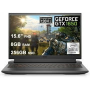 Dell Flagship G15 5510 Gaming 15 Laptop, 15.6" FHD 120Hz Display, 10th Gen Intel Core i5-10200H, GeForce GTX 1650 4GB, Backlit Keyboard, WIFI6, Nahimic 3D Audio, Win10 (8GB RAM | 256GB SSD)