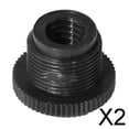 thumbnail image 1 of 2x 1 Pieza 3/8 -16 a 5/8 -27 Adaptador de Tornillo de Rosca para Micrófono Micrófono 2 piezas, 1 of 6
