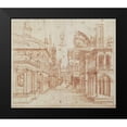 thumbnail image 2 of Peruzzi, Baldassare 13x12 Black Modern Framed Museum Art Print Titled - Roman Perspective, 2 of 5