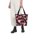 thumbnail image 5 of Rocae Hearts for Shoulder Bags for Women Tote Bag for Women with Zipper Closure, 5 of 6