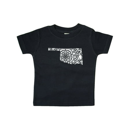 

Inktastic Oklahoma Silhouette Mandala Gift Baby Boy or Baby Girl T-Shirt