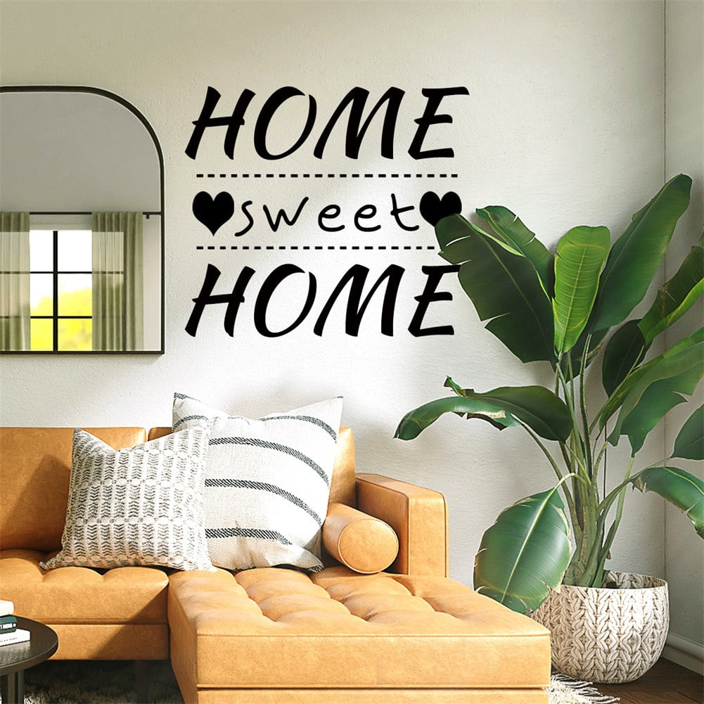 Fancy Wall Sticker Decor Home Sweet Home Wall Art PVC Decal Sticker