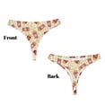 thumbnail image 3 of Fotbe Cartoon Popcorn Tanga Sin Costuras para Mujer con Estampado – Panties Invisibles, Transpirables y Cómodos para Uso Diario-Large, 3 of 6
