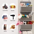 thumbnail image 4 of Organisateur Mural Suspendu avec Design Minimaliste Élégant, Installation Facile pour Rangement Multi-Usage (Gris), 4 of 6
