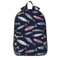 thumbnail image 2 of Uemuo Sardine Pattern Backpack for Work and Travel - Durable and Stylish Laptop Backpack, Water-Resistant, Anti-Theft Design, 2 of 9