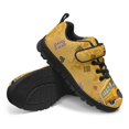 thumbnail image 3 of Uourmeti Kids Sneakers Yellow Bus Shoes for Boys Size 1.5 Breathable Mesh Athletic Sport Sneakers for Boys Lightweight Tennis Running Walking Shoes with Hook and Loop, 3 of 7