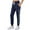 Navy Blue, variant on SPECIAL MAGIC Running Sweatpants for Women Drawstring High Waist Side Stripes Workout Cotton Athletic Lounge with Pockets