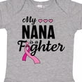 thumbnail image 4 of Inktastic Breast Cancer Awareness My Nana is a Fighter Boys or Girls Baby Bodysuit, 4 of 5